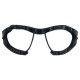 Набір окуляри захисні з обтюратором і змінними дужками (бурштин) SIGMA