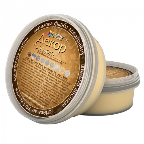 Краска акриловая для декора медь 0,15 кг