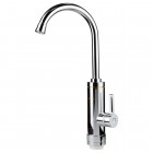 Кран-водонагреватель проточный HZ 3.0кВт 0.4-5бар для кухни гусак ухо на гайке (C) AQUATICA (HZ-6B143C)