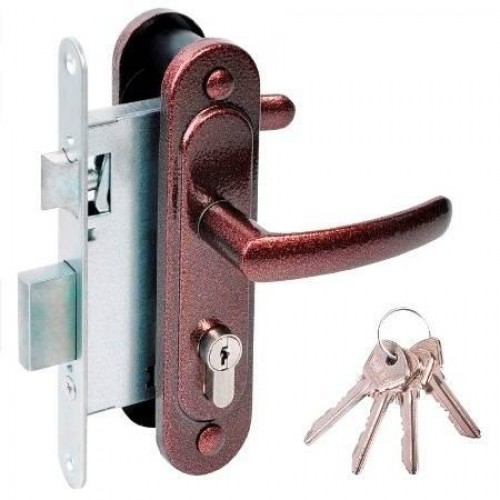 Замок врезной Омега ЗВ7.02 медь Замок врезной Омега ЗВ7.02 медь