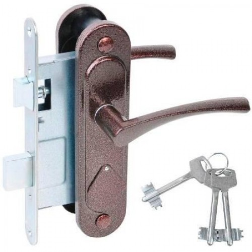 Замок врезной Омега ЗВ9.2-01 медь Замок врезной Омега ЗВ9.2-01 медь