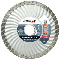 Алмазний круг Wellcut Promo Ø125*7*22,23 мм Турбохвиля