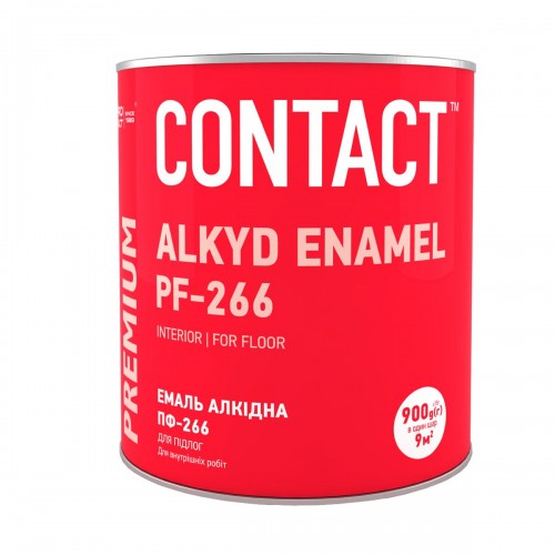 Эмаль алкидная ПФ-266 желто-коричневая 0,9 кг