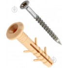 Дюбель Strong 6х60 (гриб) ПЕ швидкого монтажу (100шт) - поліетилен