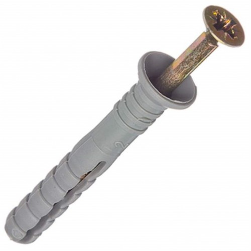 Дюбель Strong 6х40 (потай) ПЕ швидкого монтажу (100шт) - поліетилен Дюбель Strong 6х40 (потай) ПЕ швидкого монтажу (100шт) - поліетилен