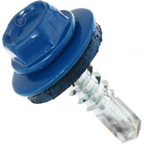 Гвинт покрівельний StrongТЕХ-HF 4,8/35 RAL 5005 синій (250шт/уп.)