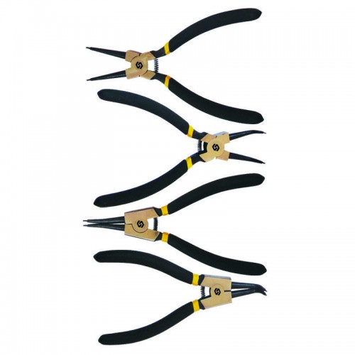 Набір знімачів стопорних кілець 4шт 180мм SIGMA (4350001) Набір знімачів стопорних кілець 4шт 180мм SIGMA (4350001)