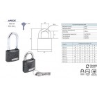 Замок навесной APECS PD-01-50