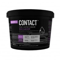 Лак акриловый фасадный "CONTACT" глянцевый 3 кг