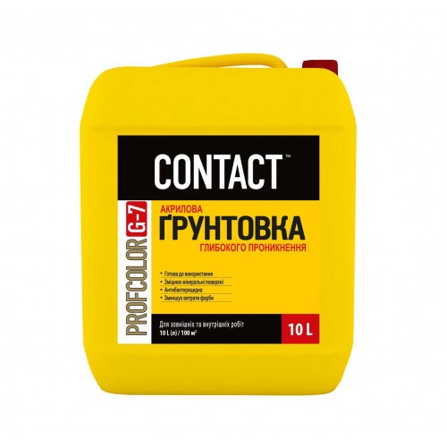 Грунтовка акрилова G-7 "CONTACT" 5 кг Грунтовка акрилова G-7 "CONTACT" 5 кг
