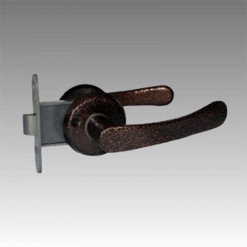 Ручка-защелка Тандем ЗЩ-ЗП медь, р-ка прям