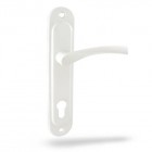 Ручки на планке Арико к ЗВ св/сер 85мм (кв120mm)