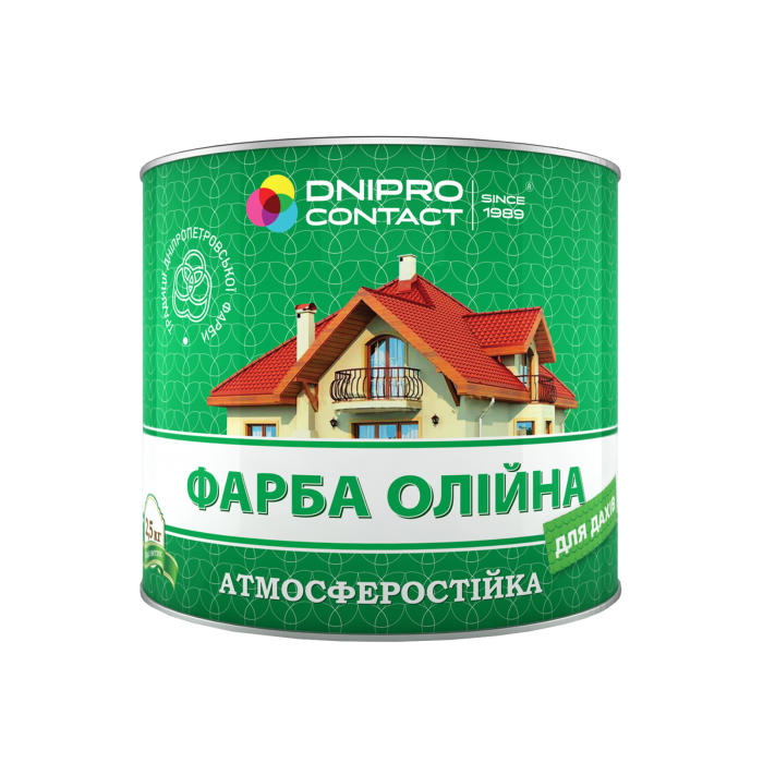 Фарба Олійна ULTRAtone для дахів зелена, 2.5кг (МА-002)