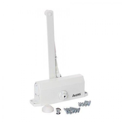 Дотягувач дверний Avers DC-65-W білий