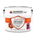 Грунт-эмаль 3 в 1 "Dnipro Contact" белая 2,8 кг