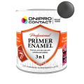 Грунт-емаль 3 в 1 "Dnipro Contact" графiт 0,9 кг