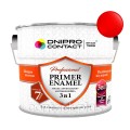 Грунт-емаль 3 в 1 "Dnipro Contact" червона 2,8 кг