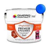 Грунт-эмаль 3 в 1 "Dnipro Contact" синяя 2,8 кг