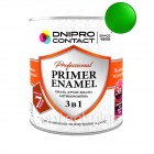 Грунт-эмаль 3 в 1 "Dnipro Contact" зеленая 0,9 кг