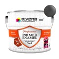 Грунт-емаль 3 в 1 "Dnipro Contact" графiт 2,8 кг