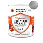 Грунт-емаль 3 в 1 "Dnipro Contact" срібляста 0,7 кг