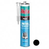 Герметик поліуретановий (авто) AKFIX P645 310 мл/400 г чорний (AA103)