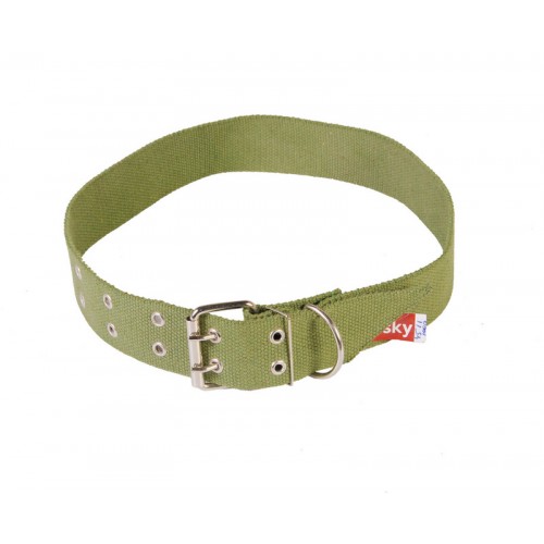 Ошейник для животных однослойный 45*1000 мм, двойная пряжка (92-0216)