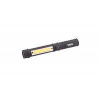 Ліхтарик магнітний MASTERTOOL 168х24 мм LED+COB LED (94-0806)