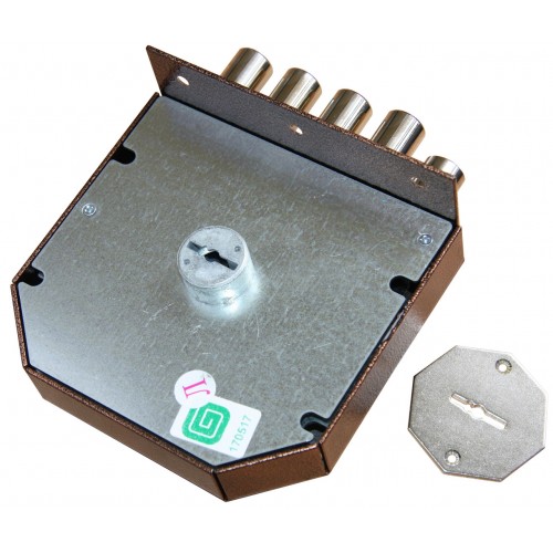 Замок накладної ГАРДІАН 20.05 5 кл. лів. вертик. свердловина