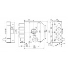 Замок накладної ГАРДІАН 20.05 5 кл. лів. вертик. свердловина