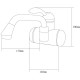 Кран-водонагреватель проточный LZ 3.0кВт 0.4-5бар для раковины гусь изогнутый длинный настенный AQUATICA (LZ-6A211W)