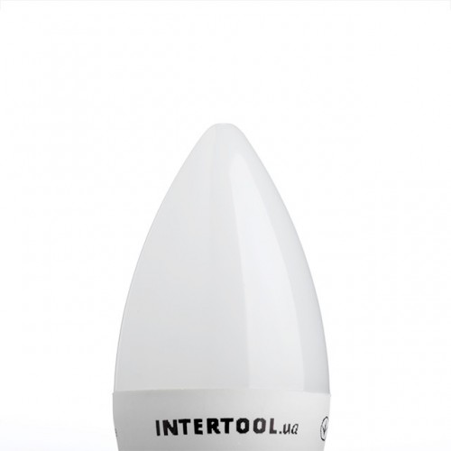 Светодиодная лампа E14, 5 Вт, 150-300 В, 4000 K, 30000 г INTERTOOL (LL-0152)