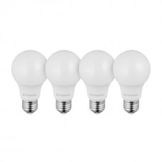 Лампи світлодіодні, набір 4 од. LED A60, E27, 10 Вт, 150-300 В, 4000 K, 30000 г INTERTOOL (LL-4014)