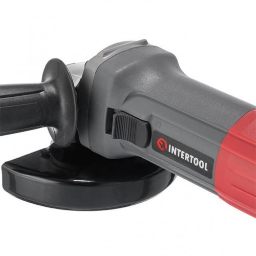 Угловая шлифмашина 860 Вт, 11000 об/мин, диаметр круга 125 мм INTERTOOL (DT-0267)