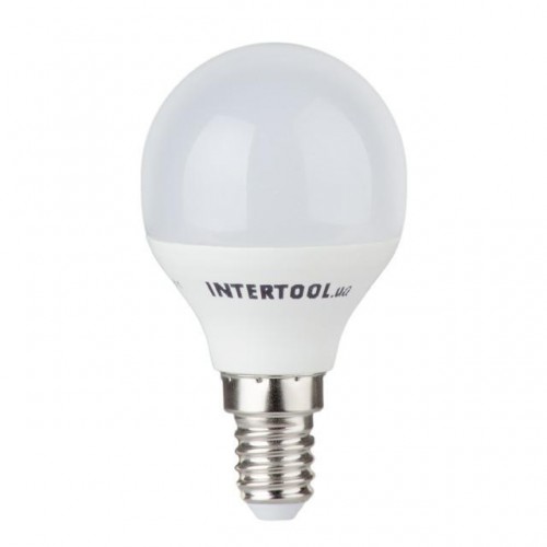 Світлодіодна лампа LED 5 Вт, E14, 220 В INTERTOOL (LL-0102)