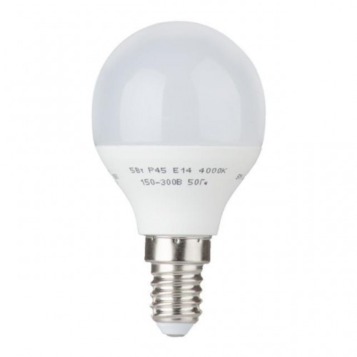 Світлодіодна лампа LED 5 Вт, E14, 220 В INTERTOOL (LL-0102)