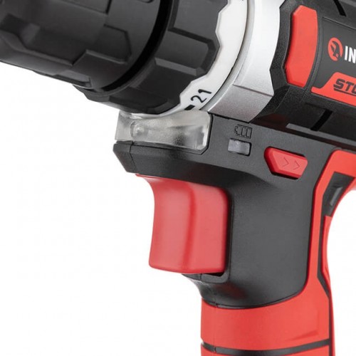 Дриль-шурупокрут акумуляторний Li-Ion 18 В, 25 Nm, 0-400/0-1500 об/хв. INTERTOOL (WT-0314)