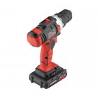 Дриль-шурупокрут акумуляторний Li-Ion 18 В, 25 Nm, 0-400/0-1500 об/хв. INTERTOOL (WT-0314)