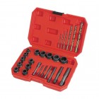 Набір екстракторів та свердел для пошкоджених болтів та гайок, 26шт INTERTOOL (SD-8009)