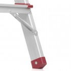 Лестница алюминиевая, двусторонняя, 5 ступеней, высота 1094 мм INTERTOOL (LT-1105)