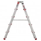 Лестница алюминиевая, двусторонняя, 5 ступеней, высота 1094 мм INTERTOOL (LT-1105)