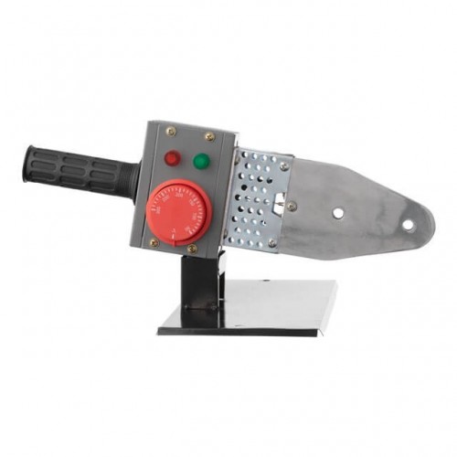 Паяльник для пластиковых труб, 850 Вт, 0-300°C, насадки 20, 25, 32, 40, 50, 63 мм, металлический кейс INTERTOOL (RT-2111)