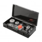 Паяльник для пластикових труб, 850 Вт, 0-300°C, насадки 20, 25, 32, 40, 50, 63 мм, металевий кейс INTERTOOL (RT-2111)