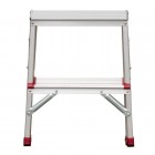 Лестница алюминиевая двухсторонняя 2 ступени, высота 440 мм INTERTOOL (LT-1102)