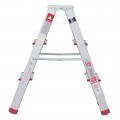 Драбина алюмінієва двостороння 3 сходинки, висота 668 мм INTERTOOL (LT-1103)