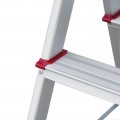 Драбина алюмінієва двостороння 4 сходинки, висота 880 мм INTERTOOL (LT-1104)