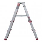 Драбина алюмінієва двостороння 4 сходинки, висота 880 мм INTERTOOL (LT-1104)