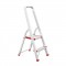 Лестница из алюминия, 2 ступеньки, высота до платформы 410 мм INTERTOOL (LT-1002)