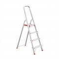 Лестница из алюминия, 4 ступеньки, высота до платформы 850 мм INTERTOOL (LT-1004)