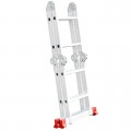 Драбина з алюмінію, багатофункціональна, трансформер, 4*2, 2,38 м INTERTOOL (LT-0028)